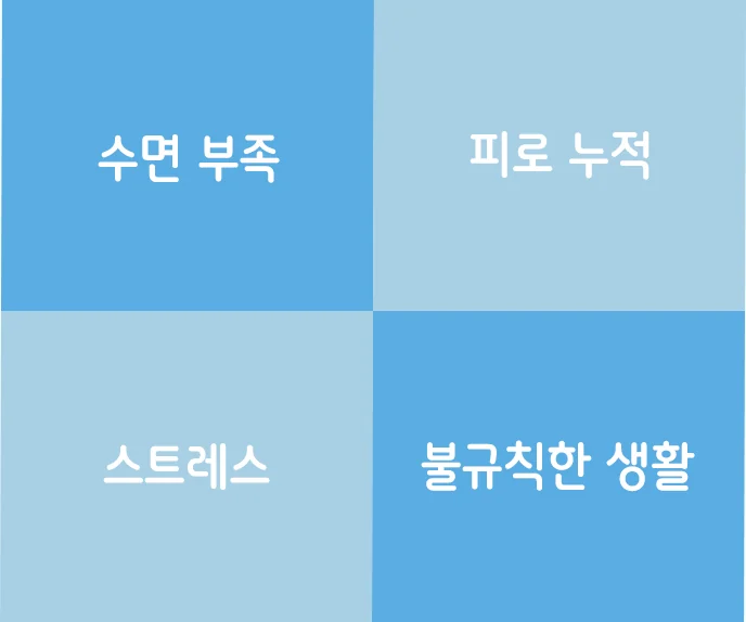 공황 — 수면과 스트레스도 함께 살펴볼 수 있습니다