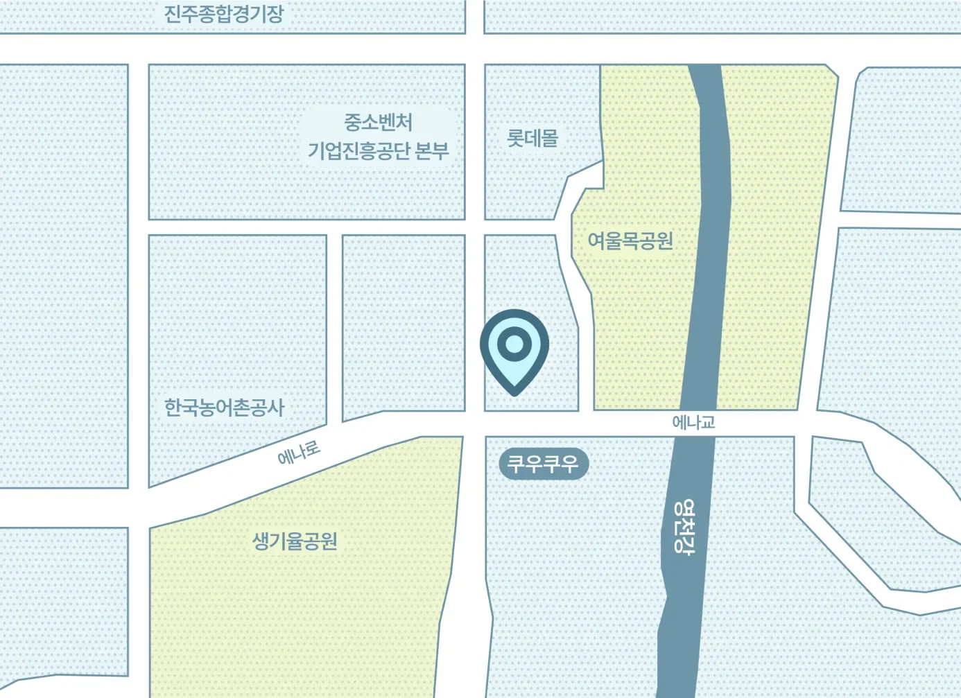구름베개 한의원 위치 지도